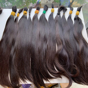 Prix de gros cheveux bruts 100% cheveux humains vietnamiens non traités 1 paquet 100 grammes Couleurs claires Super Double dessiné 60 cm - Product Image 1