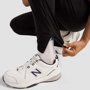 Surgex Joggers décontractés noirs en molleton French Terry taille XL avec logo personnalisable, fermetures éclair et décorations plissées pour l'entraînement - Product Image 6