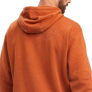 Sudaderas con capucha en relieve para hombre de alta calidad, logotipo impreso personalizado, Material transpirable de secado rápido, patrón sólido, cuello con capucha para invierno - Product Image 5