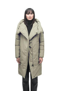 Meilleure vente Dernière veste d'hiver matelassée parka surdimensionnée Axis à capuche respirante en tricot pour femmes - Product Image 3