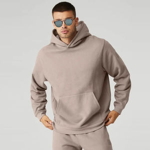Automne homme Hip Hop sérigraphié à capuche pull à manches longues vêtements de sport 100% coton thermique avec techniques brodées - Product Image 1