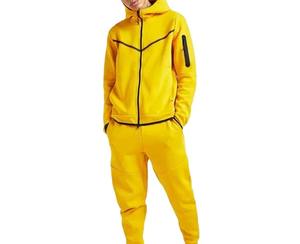 Conjunto Deportivo de Felpa 100% Algodón para Hombre, con Cremallera Completa, Transpirable, Cortavientos, para Correr - Product Image 6