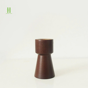 Candelabro clásico Centros DE MESA DE BODA Decoraciones de mesa Portavelas de madera Diseño personalizado de la fábrica de Vietnam - Product Image 4