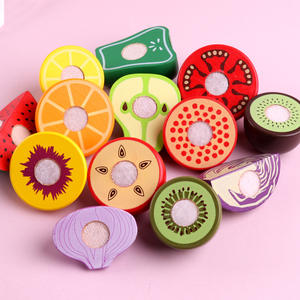 Jouets en bois magnétiques pour couper les fruits et légumes, jeux de <span class=keywords><strong>simulation</strong></span> pour enfants d'âge préscolaire, jouets de <span class=keywords><strong>cuisine</strong></span> en bois unisexes - Product Image 3