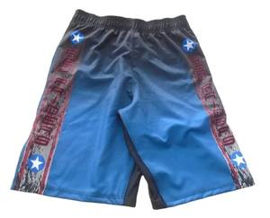 Pantalones cortos MMA de poliéster duraderos estirados de 4 vías de alta calidad para Muay Thai Wrestling y boxeo Impresión por sublimación personalizada - Product Image 5