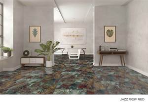 Salon moderne 600x1200 Carreaux de mur en porcelaine émaillée haute brillance motif marbre antidérapant résistant aux acides pour appartements - Product Image 2