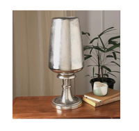 Vase à fleurs moderne en métal fait à la main vente en gros de dessus de table en aluminium décoration de la maison fabricant de fleurs en métal en laiton