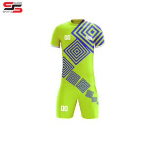 Uniformes de Fútbol Negros Estampados en Venta, Diseño Personalizado con Impresión Digital, Conjuntos de Camisetas de Fútbol Deportivas Cortas 100% Poliéster con Logotipo Personalizado - Product Image 3