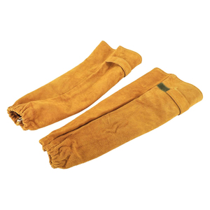 Manchons de soudage en cuir de vachette de qualité supérieure manchons de Protection contre les étincelles résistants à la chaleur pour les soudeurs prix de gros bras de travail pour hommes - Product Image 1