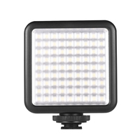 Minicámara con Panel de luz LED regulable, lámpara de vídeo para videocámara, 6000K, para Canon, Nikon, Sony, DSLR
