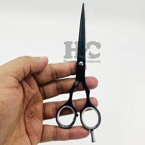 Tijeras de pelo de acero inoxidable dorado de alta calidad, peluquero de calidad Premium, uso especial, tijera azul afilada para suministros de peluquería - Product Image 3