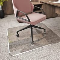 Tapis de chaise de bureau moderne lavable et rembourré en verre trempé pour tapis et sols durs, en promotion, avec faible MOQ
