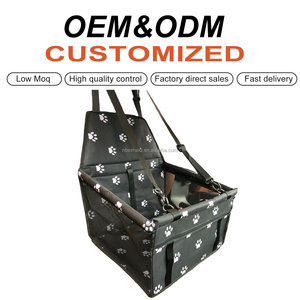 Sedile <span class=keywords><strong>Auto</strong></span> Impermeabile per Cani con Finestra a Rete, Trasportino Pieghevole per Cuccioli, Sedile di Sicurezza per Animali Domestici per Veicoli - Product Image 2