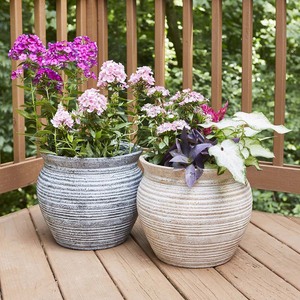 Pots de fleurs et jardinières en terre cuite émaillée pour la maison et le jardin Jardinières en céramique élégantes pour l'extérieur et l'intérieur - Product Image 2