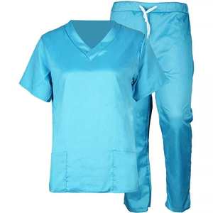 Tenues médicales d'été pour femmes, vente en gros d'usine, uniformes d'infirmière, ensemble d'infirmière en tricot, équipement de chirurgie, tenue de médecin - Product Image 6
