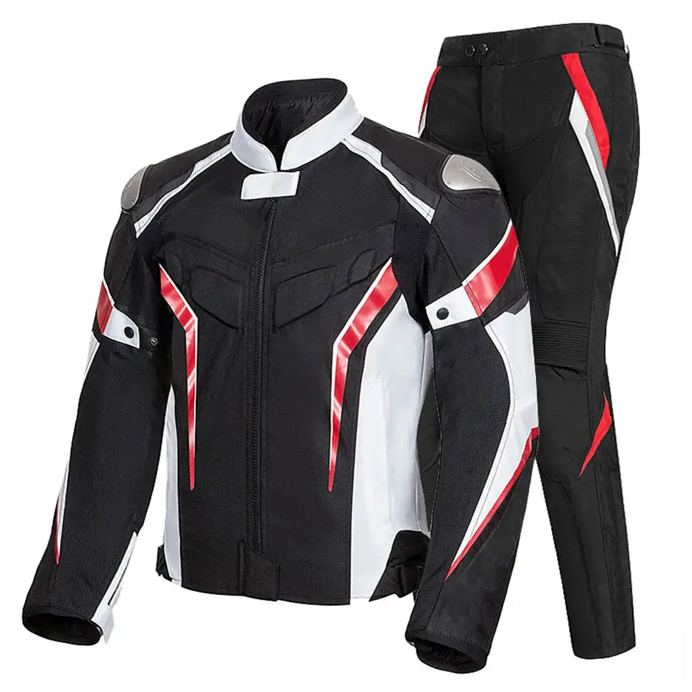 Nouvel arrivage d'uniforme de moto Combinaison de course étanche quatre saisons personnalisée pour la conduite de moto Uniforme de moto anti-chute