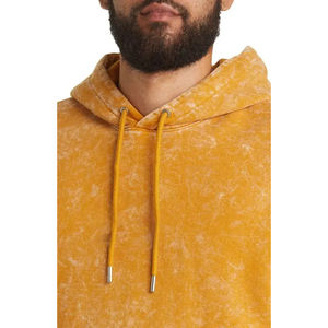 Automne Street Style hommes surdimensionné lavé à l'acide pull à capuche hiver sweat manches longues Design graphique personnalisable - Product Image 6