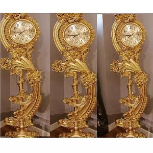Antique Floor <b>Clock</b> for Luxurious Villa Luxury <b>Hand</b> Carved Floor <b>Clock</b> for Living Area Royal Teak Wooden Floor <b>Clock</b> for Home - Product Image 1