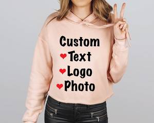 เสื้อฮู้ดแบบสวมศีรษะของผู้หญิงรุ่นเฮฟวี่เวทมีฮู้ดสำหรับงานปักพิมพ์ลายพัฟสามารถปรับขนาดได้สำหรับฤดูหนาว - Product Image 4