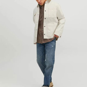 OEM Services High Quality Custom Design <b>Men</b> <b>Jeans</b> <b>Jacket</b> New Design <b>Jeans</b> <b>Jacket</b> For <b>Men</b> Made In Pakistan - Product Image 5