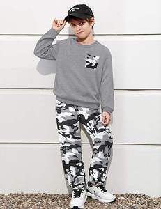 Ensemble survêtement deux pièces pour bébé garçon, décontracté, uni, respirant, léger, pour le sport - Product Image 2