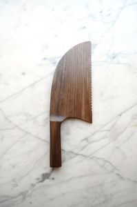 Ensemble de serveurs et de couteaux en bois antique Design moderne Serveur en bois pour gâteau et pizza et restaurant de haute qualité - Product Image 3