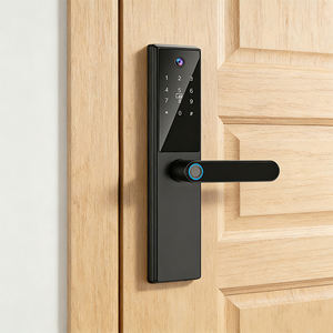 Serrure de <span class=keywords><strong>porte</strong></span> intelligente Tuya avec application WiFi, adaptée à la sécurité domestique, <span class=keywords><strong>judas</strong></span>, empreinte digitale, mot de passe et lecture de carte, <span class=keywords><strong>porte</strong></span> en bois - Product Image 2