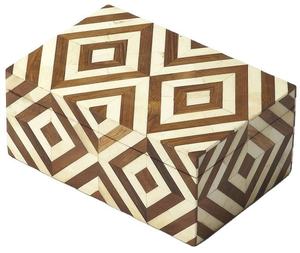 Caja de joyería con incrustaciones de hueso Caja de incrustaciones de hueso hecha a mano Fabricante India Tamaño personalizado y diseño Incrustaciones de hueso para la venta Caja de joyería - Product Image 1