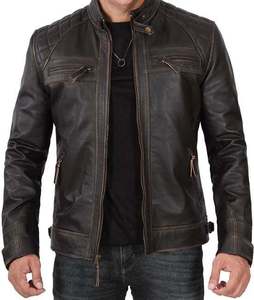 Veste de moto unisexe en cuir coupe-vent 2026 OEM |   Veste de moto personnalisée pour motards |   Commandes en gros directes d'usine - Product Image 1