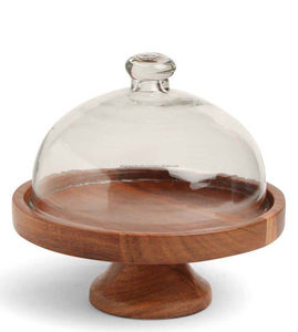 2024 ขายร้อนในกาตาร์รอบไม้กระถินเทศเซิร์ฟเวอร์เค้กยืนสําหรับร้านอาหารที่บ้านในราคาไม่แพงโดย LUXURY CRAFTS - Product Image 2