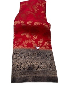 Original Minakari Heavy Zari Border and Heavy Weaving Work Saree Made of Silk - Product Image 1