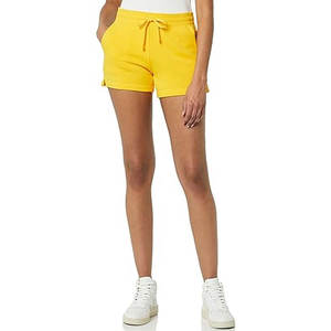 2024 <b>Hot</b> Sale Custom Women's <b>High</b> <b>Waist</b> Shorts Cotton Drawstring Summer Casual Sports Shorts Running Gym Sweat Shorts Pockets - Product Image 1