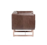 Luxuriöses Möbel Modernes Design PU-Leder Top-Grain-Sessel, Einsitzer-Sofa, Wohnzimmer-Sofa