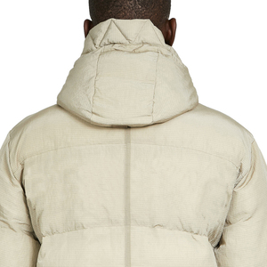 Chaqueta acolchada de mezclilla de algodón de invierno 100% para hombre OEM moda de tendencia con patrón de letras de logotipo bordado personalizado - Product Image 4