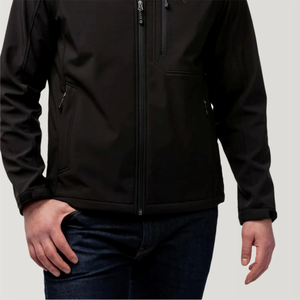 Chaqueta Cortavientos Impermeable con Capucha y Cremallera de Lona con Logotipo Personalizado al por Mayor para Hombre 2025 - Product Image 5