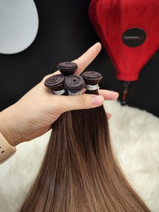 2025 vente chaude qualité supérieure 100% extensions de cheveux humains vierges vietnamiens cuticule complète pour la trame de génie prix de gros - Product Image 2