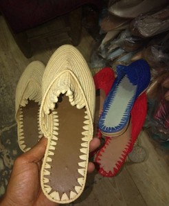 Raffia Shoes,Raffia Slippers,raffia Sandals,women Shoes,women <b>Slides</b>,Moroccan Slippers,straw Shoes - Product Image 1