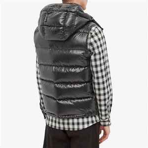 Chaqueta sin Mangas de Golf para Hombre, Primavera, Ecológica, de Lona, Talla Grande, Calidad Personalizada, Impermeable, Transpirable, Estilo Urbano, Blanca, Acolchada - Product Image 6
