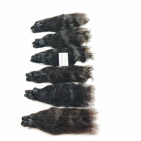 Extensions de cheveux humains vierges indiens Remy ondulés en gros, 10-32 pouces, double trame machine, paquet en polybag, cuticules brutes alignées