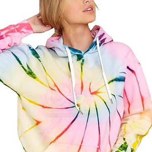Sweat-shirts à capuche tie-dye pour femmes, légers, design 2026, personnalisés, à séchage rapide - Product Image 6