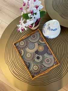 Plateau de service en bois MDF avec revêtement émaillé, design, hôtels et restaurants, articles de cuisine, plateau de table, haute qualité - Product Image 4