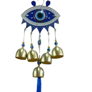 Achetez en gros des décorations murales tendance et créatives en métal Art Déco avec des cloches et des perles par Rawat Handicrafts - Product Image 1