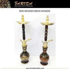 Farida ชุดฮุคคาสุดหรูขนาดเล็กสไตล์อียิปต์อุปกรณ์มอระกู่ทำจากไม้ขายดีที่สุดทำจากทองเหลือง - Product Image 4