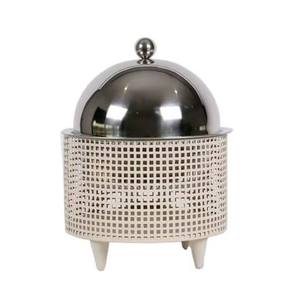 Serveur de nourriture en métal le plus vendu design personnalisé fait à la main en métal fantaisie servant des plats pour buffet chauffe-plats en métal - Product Image 5