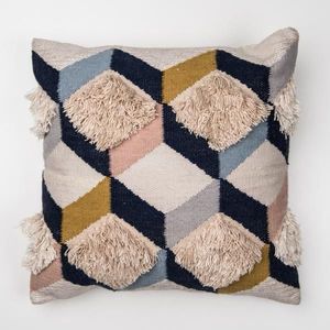 Luxury Modern Decorative Boho Outdoor With Tufted Wool <b>Pillow</b> Cover Handwoven Decorative <b>Throw</b> <b>Pillow</b> Unique Boho <b>Pillow</b> By ITHL - Product Image 1