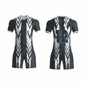 Maillot et short de compression à manches courtes pour uniforme de rugby à motif rose sublimé personnalisé - Product Image 2