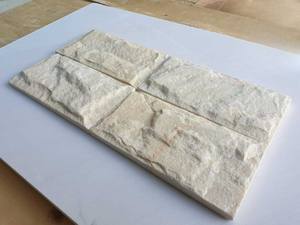 Piedra de revestimiento de pared barata para decoración de pared, piedra de mármol, amarillo brillante en bruto, sostenible para pared Interior Exterior - Product Image 4