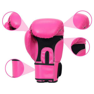 ถุงมือชกมวยหนังแท้สำหรับใส่สบายปรับได้รุ่นใหม่ล่าสุด - Product Image 4