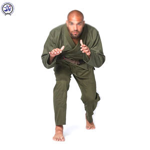 Uniforme de Karate de Tela de Algodón de Último Diseño OEM, Alta Calidad, Precio Económico, Mangas Completas, Color Personalizado, Logotipo Frontal para Adultos - Product Image 2