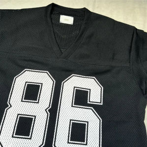 Custom Quick Dry XL Oversized Boxy <b>T</b>-<b>Shirt</b> <b>V</b>-<b>Neck</b> Print Jersey for <b>Men</b> Summer Plus Size Basketball & Soccer Crop Mesh Jersey - Product Image 4